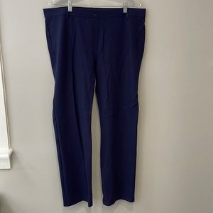Betabrand straight-leg dress pant yoga pants Navy in 2XL Petitie